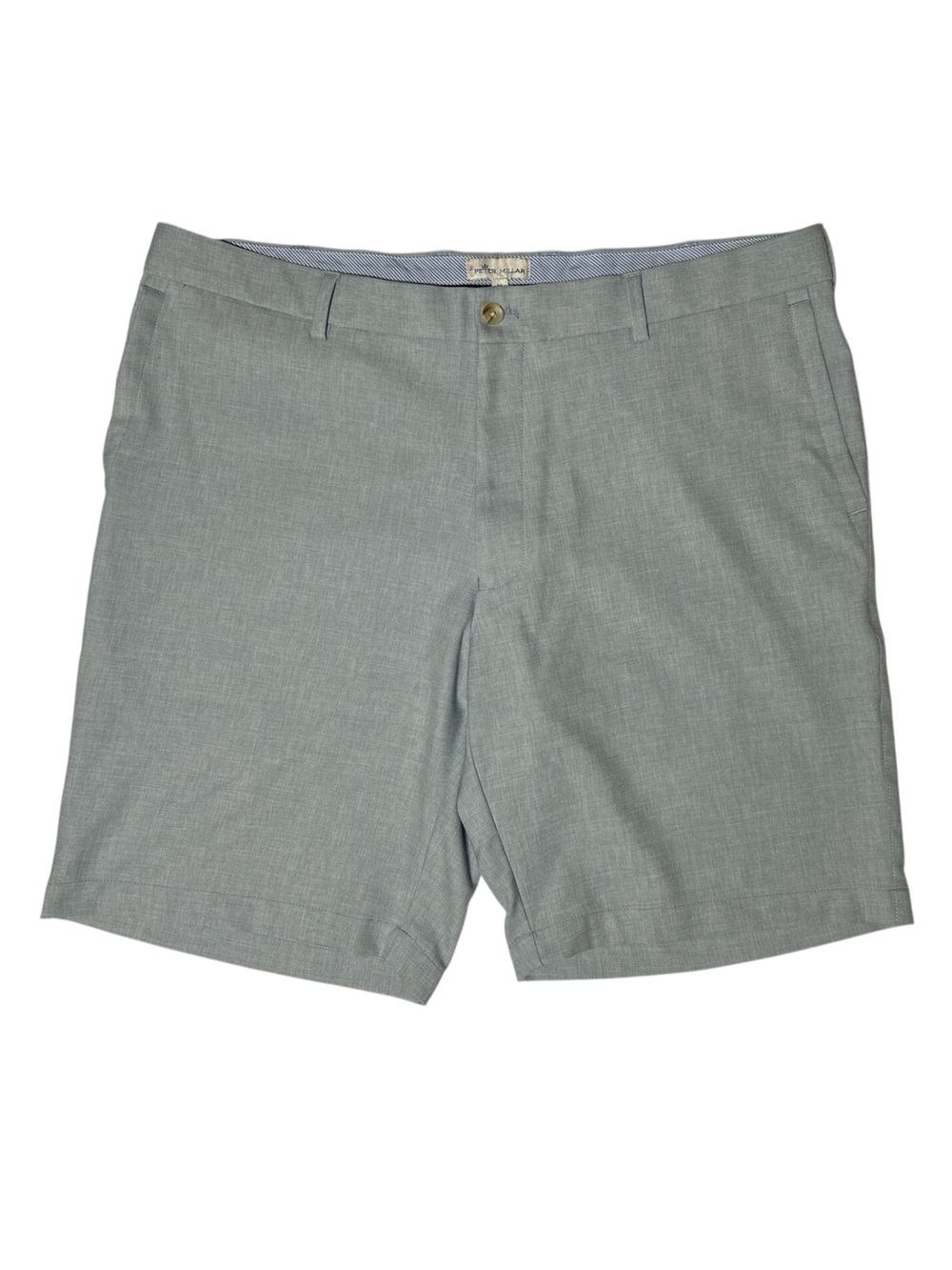 Peter Millar Blue Heathered Golf Shorts 9 in Sz 38